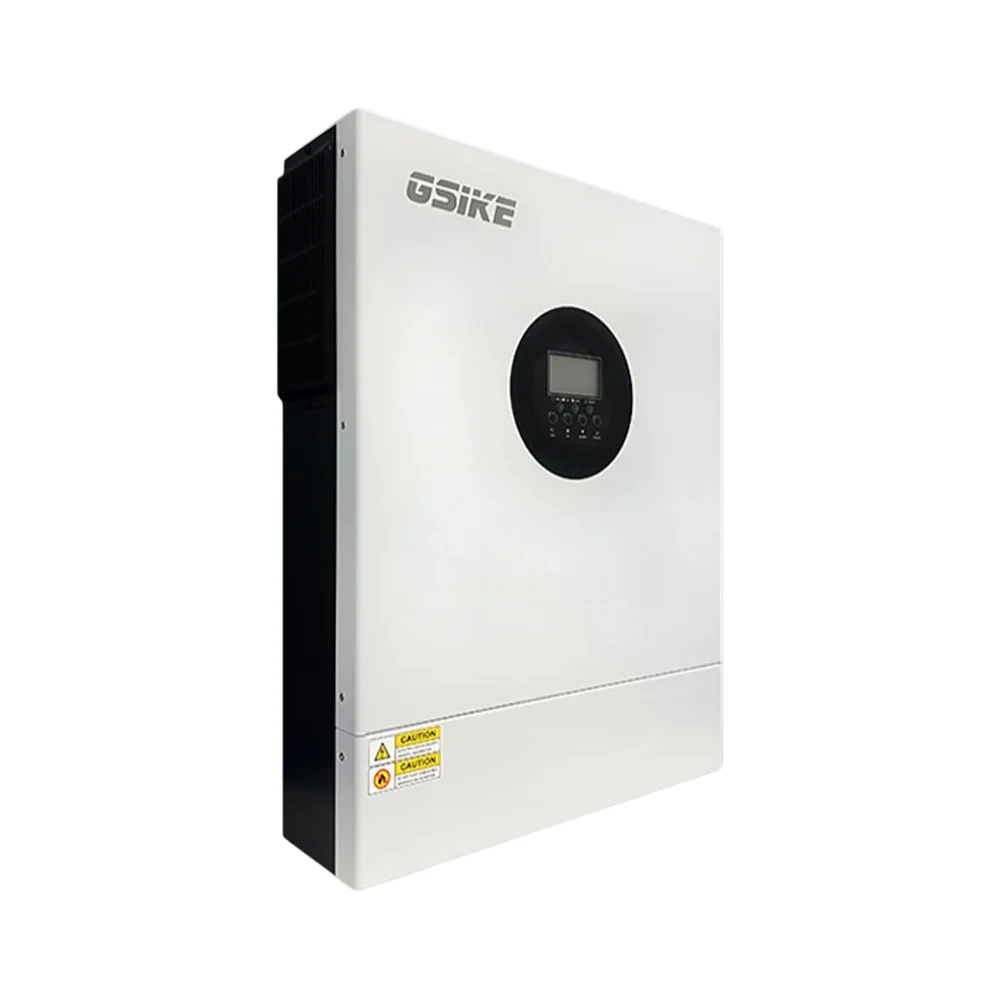 GSIKE Hybrid-Solarwechselrichter 11KW/6.2KW mit WIFI Dual MPPT 160A 120A 48V 230V Reiner Sinuswechselrichter Solarladegerät für Erneuerbare Energiesysteme