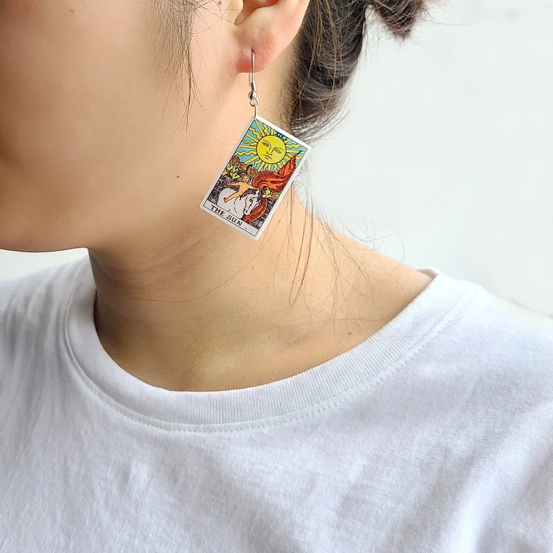 20 Pairs Sublimation Acrylic Earring Photo Frame Custom Earring Blanks For Diy Gifts