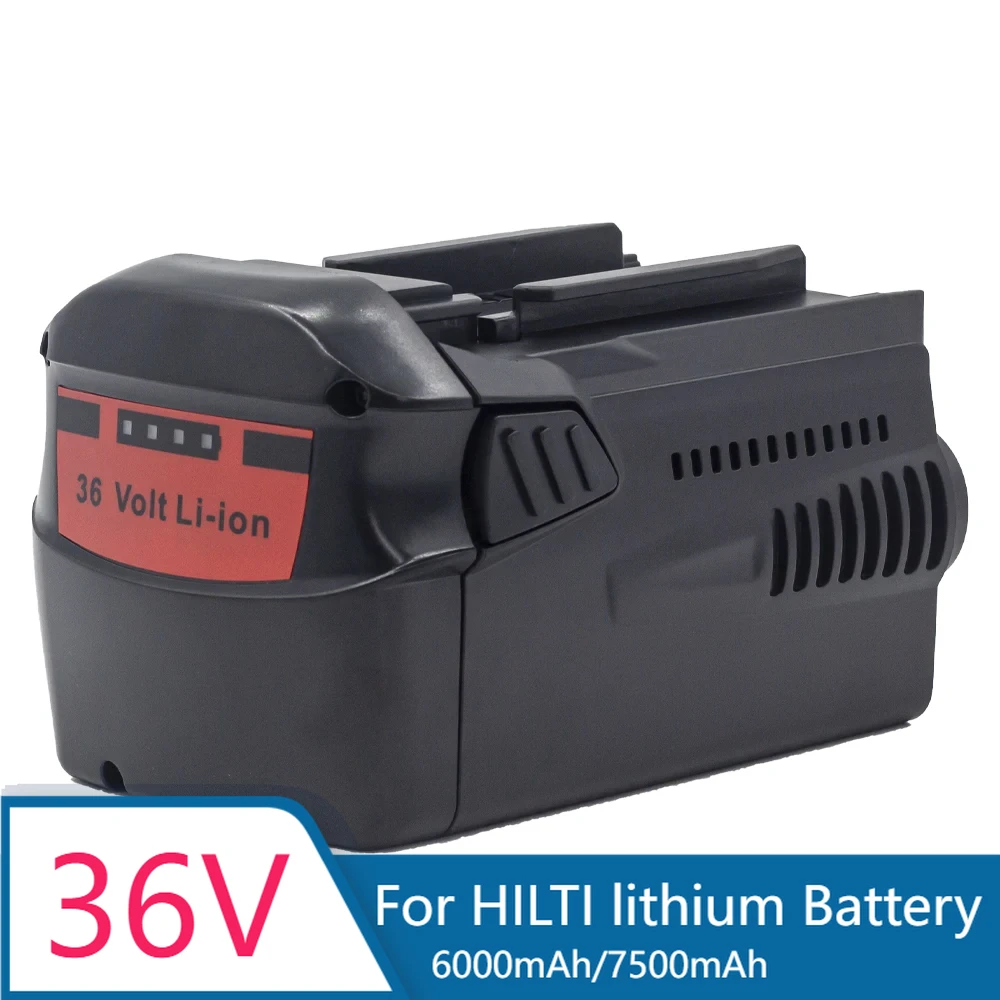 

6000mAh For Hilti 36V 6Ah Electric Drill Electric Plate Hand lithium Battery Rechargeable Replacement Model B 36/3.9 B36/6.0 B36