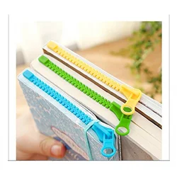 Page Break Binder Creative Zipper Bookmark Reading Sticky Notes Notepad Marker Student Reading Book  Pratical Accessories