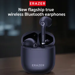 ERAZER XT90 PRO Bluetooth-oortelefoon 5.4-headsets, 13 mm dynamische spoel, tot 40 uur gecombineerd met hoofdtelefoonhoes Batte