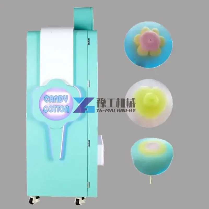 Cotton Candy Machine Commercial Latest Cotton Marshmallow Making Machine Candy