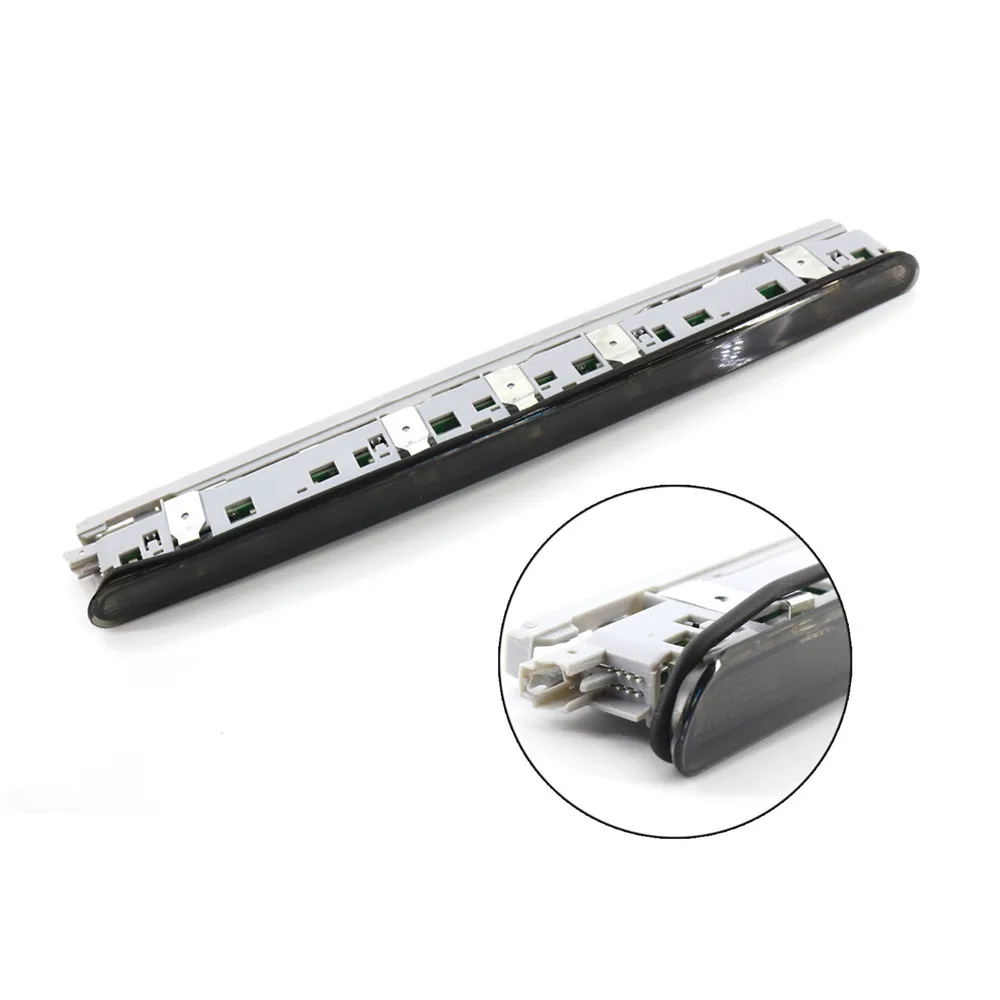 1 قطعة سيارة عالية جبل الخلفية Led الفرامل الثالثة الضوء الرمادي لأودي A4 B7 S4 أفانت 2005-2008 8E9945097B قطع غيار محرك السيارة