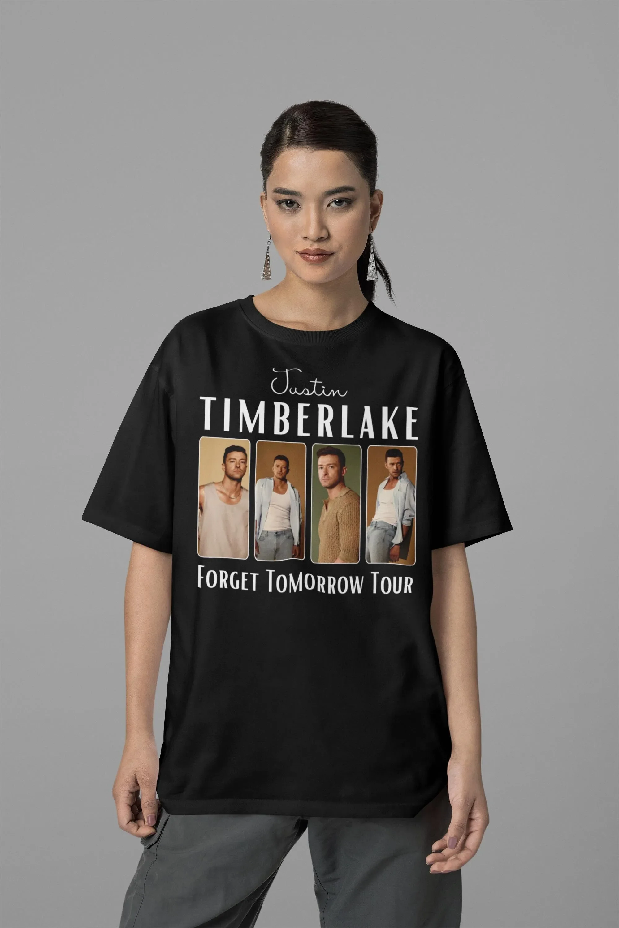 Justin Timberlake T Shirt Forget Tomorrow Tour Concert Cool