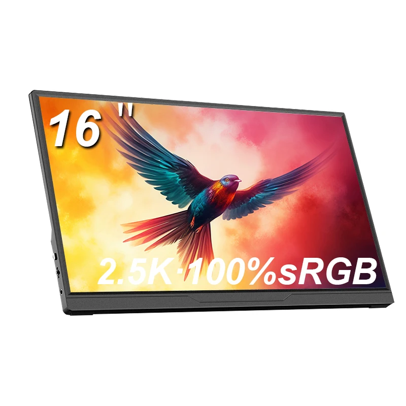 LANLIPU16inch Portable Monitor IPS FHD 2.5K 100%sRGB Extension Display USB-C Game Screen For PC Laptop  Phone Xbox PS4/5 Switch