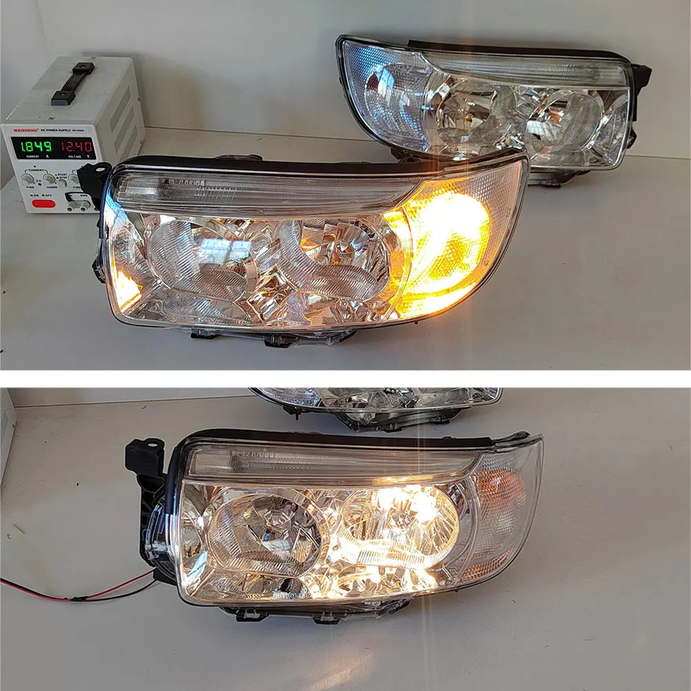 Pair Car Headlight For Subaru Forester SG5 SG6 SG69  SG9 SG9L Headlights 2005-2008