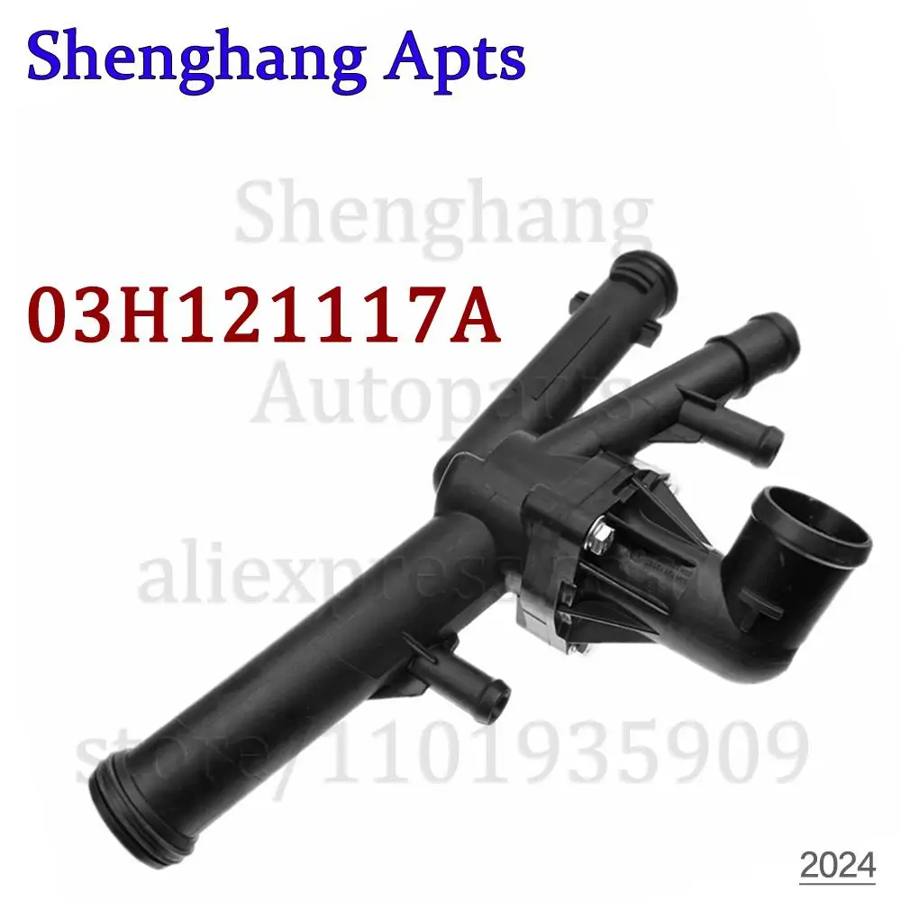 03H121117A,03H121117B,03H121117C Engine Coolant Thermostat AssemblyFor Audi Q7 3.6 VW EOS Passat Phaeton Touareg V6 2005-2018