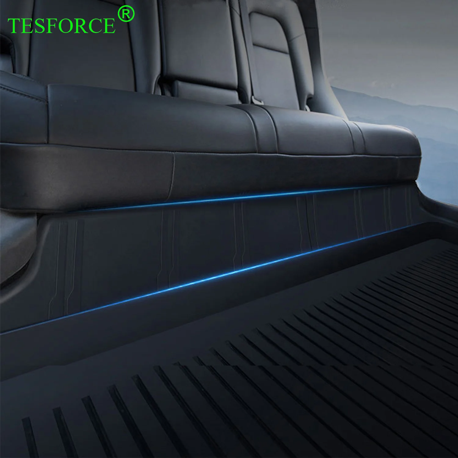 For Tesla Model Y 2021-2023 Rear Seat Extension Pad Model 3 2021-2024 Anti Kick Full Surround Pad TPE Protection Mat Covers