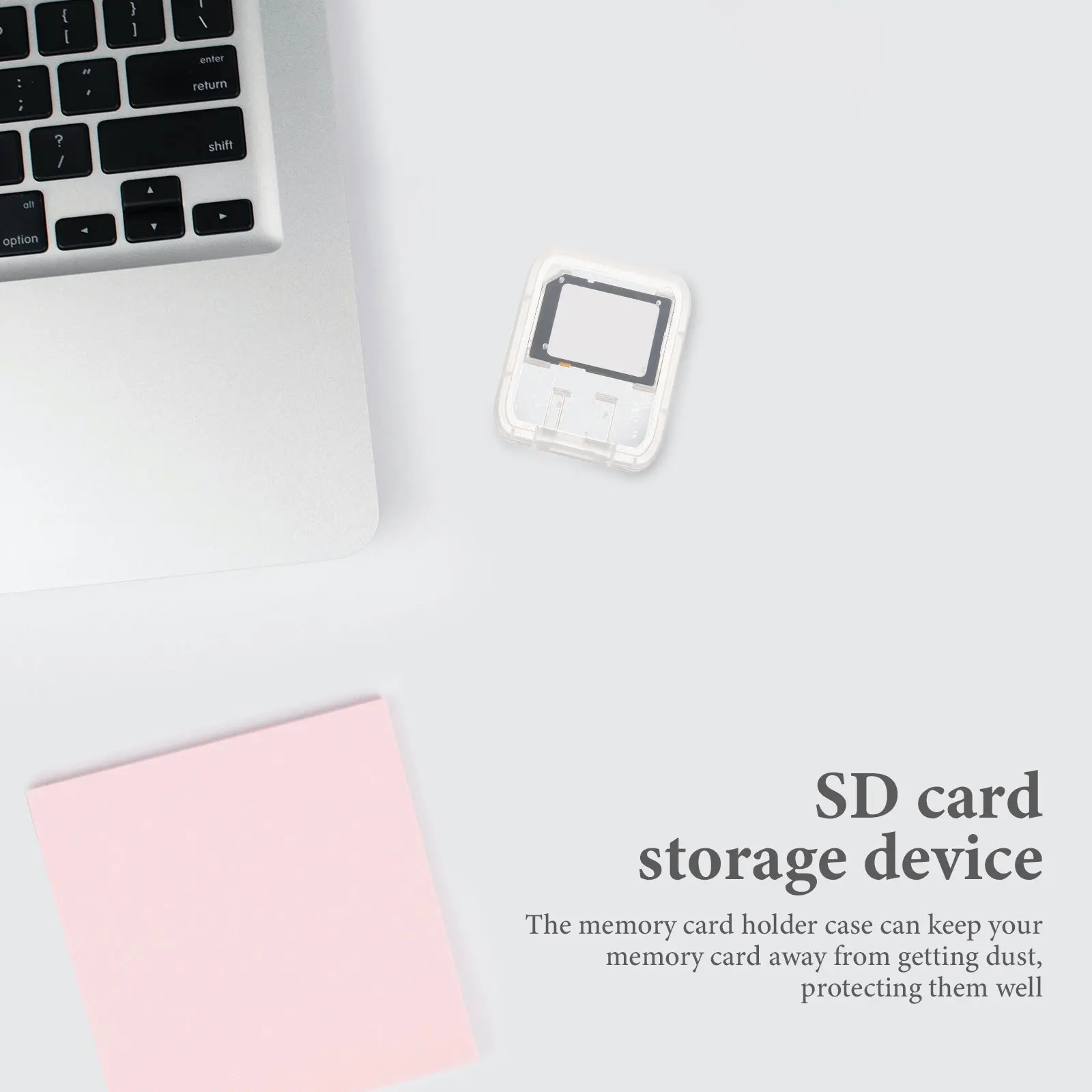 

24Pcs Card Cases Plastic Memory Card Holders Portable Transparent Organizer Storage Small Lightweight Durable Easy Carry