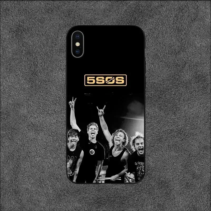 5 S-Seconds of Summers Phone Case For iPhone 11 12 Mini 13 15 Pro XS Max X 8 7 6s Plus SE XR Shell