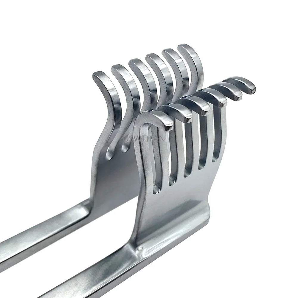 Manual Distractor Orthopedics Retractor 6 Prongs Lumbar/Rib Multifunctional Orthopedic Instruments