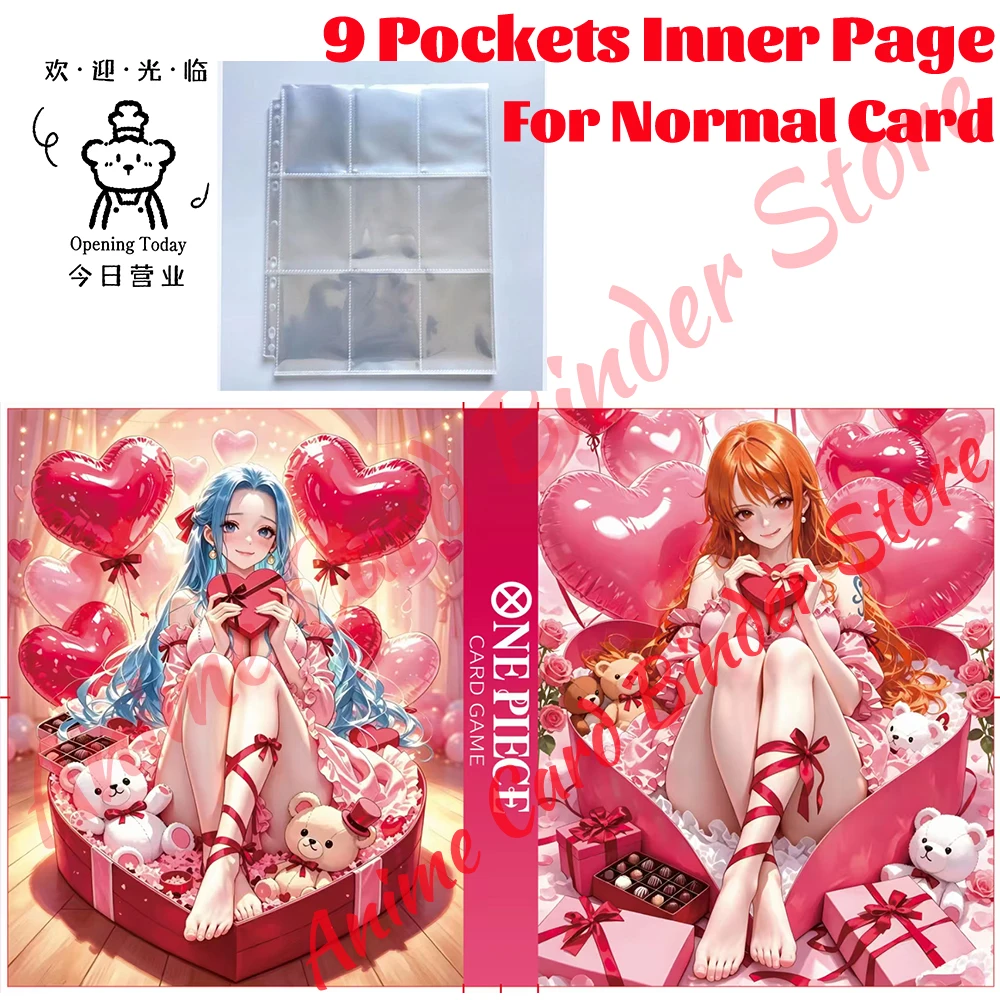 Anime One‑Piece Perona Halloween Card Binder 9 Pocket Trading Card Album Card Holder for TCG Game Cards Collection Storage Gift