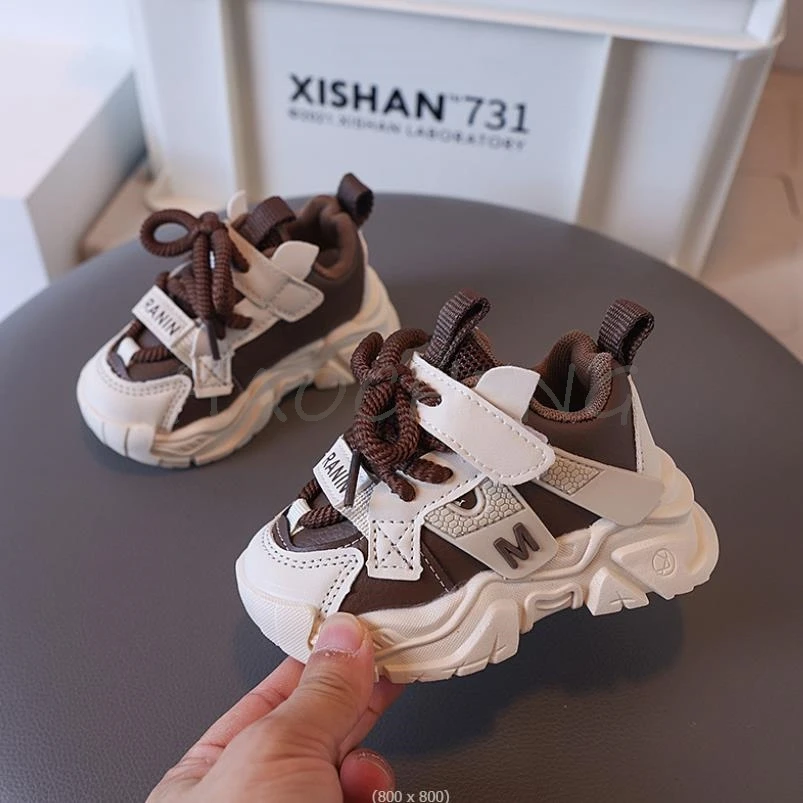 New Autumn Baby Children Sneakers for Boys Girls Mesh Breathable Casual Shoes Kids Non-slip First Walkers Shoes Toddler 21-30