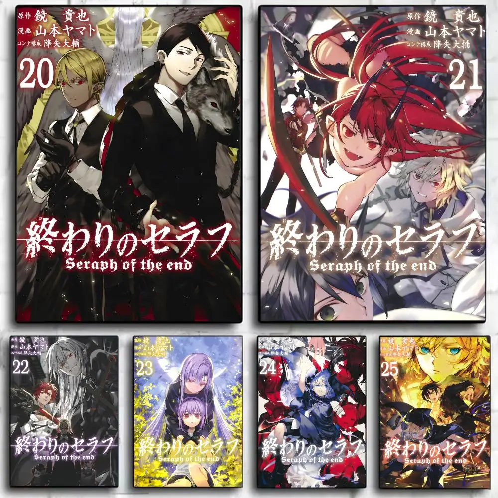 manga darkfantasy Seraph Of The End Poster Wall Art Print Decorative Mural Home Decor Gift Unframed