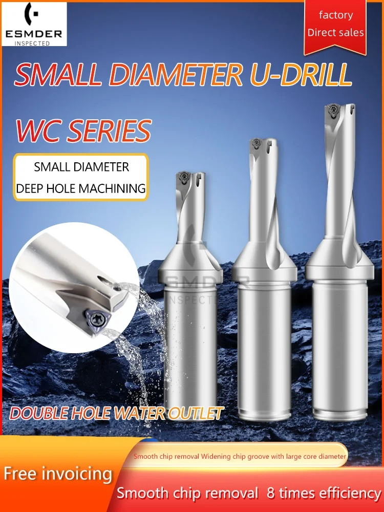 

WC Small Diameter Drill C20-2D 3D 4D 5D 10 10.5 11 11.5 12 12.5 13 13.5 U Drill Bit Violent Drill CNC Tools For WC02 Inserts