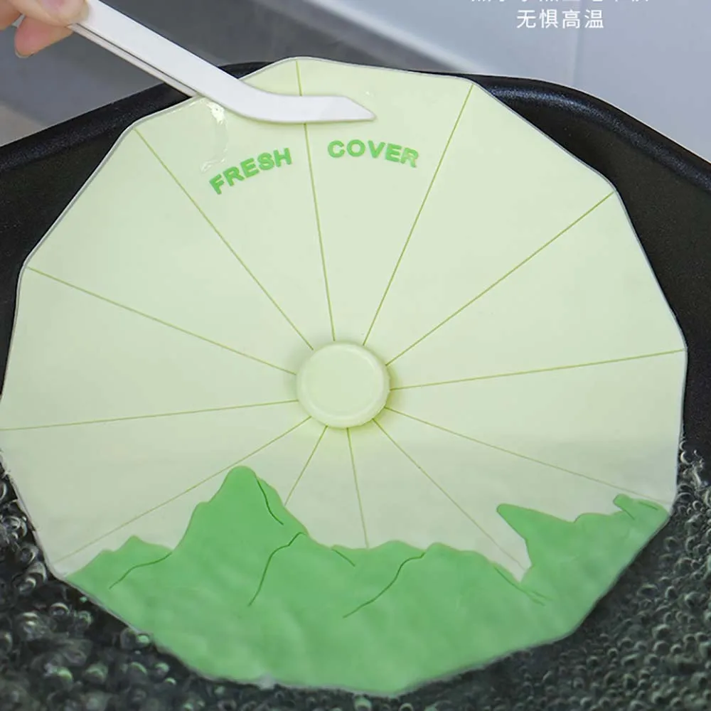 1PCS  Silicone Microwave Bowl Cover Food Wrap Bowl Pot Lid Food Fresh Cover Pan Lid Stopper Bowl Covers Cooking Kitchen Tool