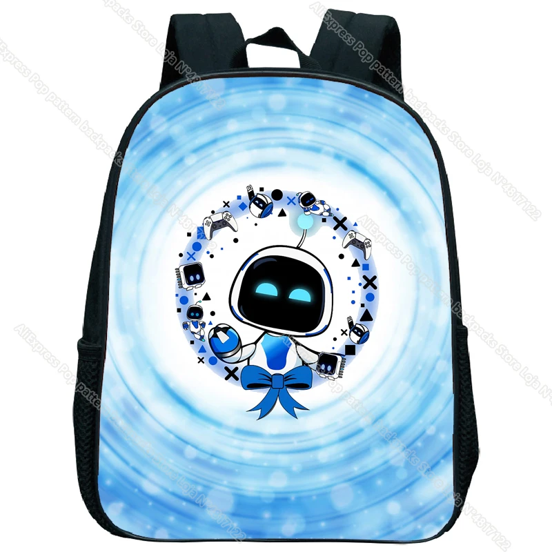 Game Astro Bot Rugzakken Cartoon Astronaut Baby Kleuterschool Schooltas Kinderen Jongens Meisjes Schooltassen Kid Rugzak