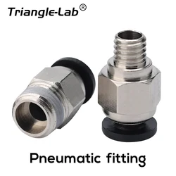 Trianglelab-accesorio neumático para impresora 3D, tubo de PTFE bowden PC4, Compatible con la mayoría de las impresoras 3D, G1/8