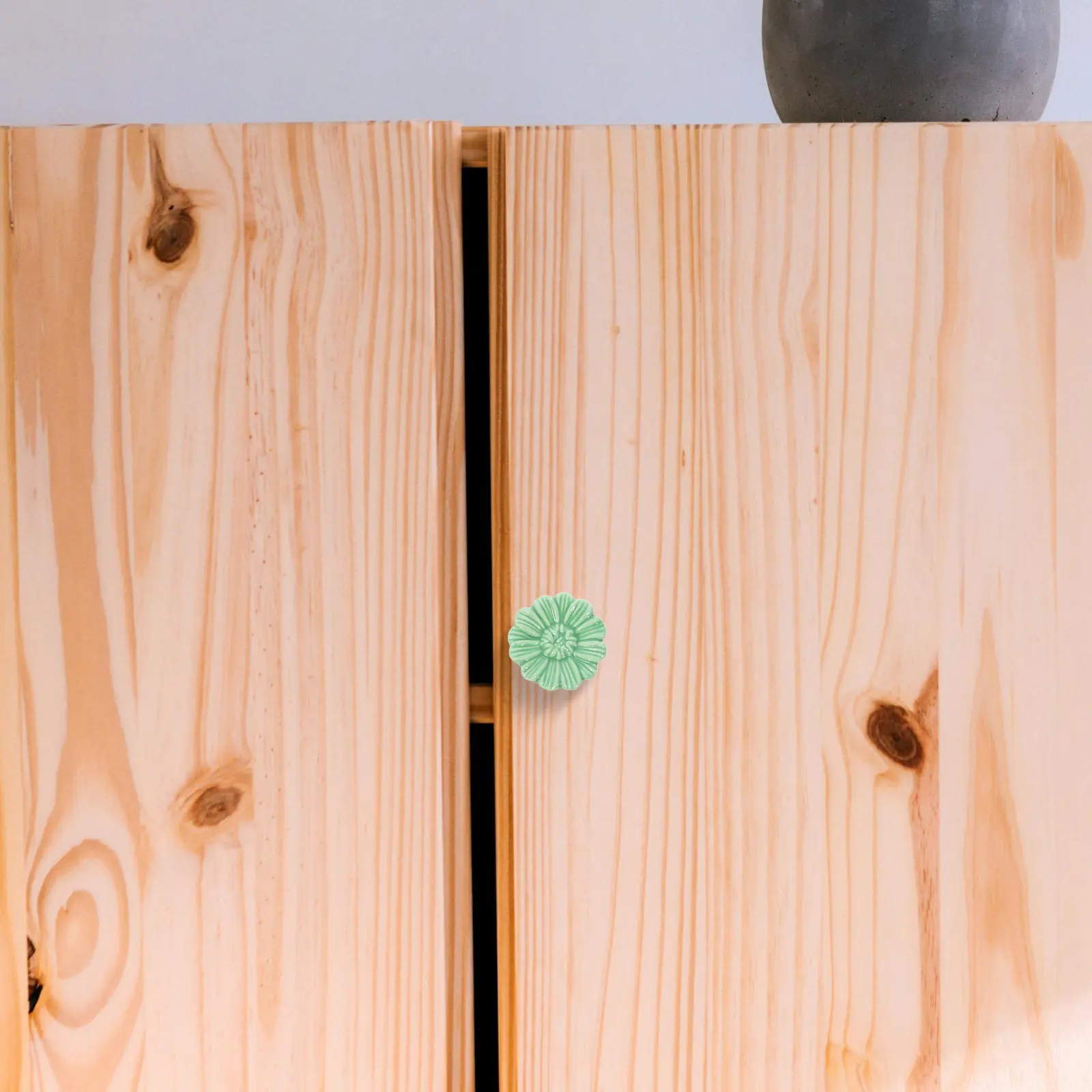 

Набор из 6 керамических винтажных ручек для шкафов с цветочным узором «Маргаритка», декоративные ручки для ящиков, ретро-стиль, для домашней мебели