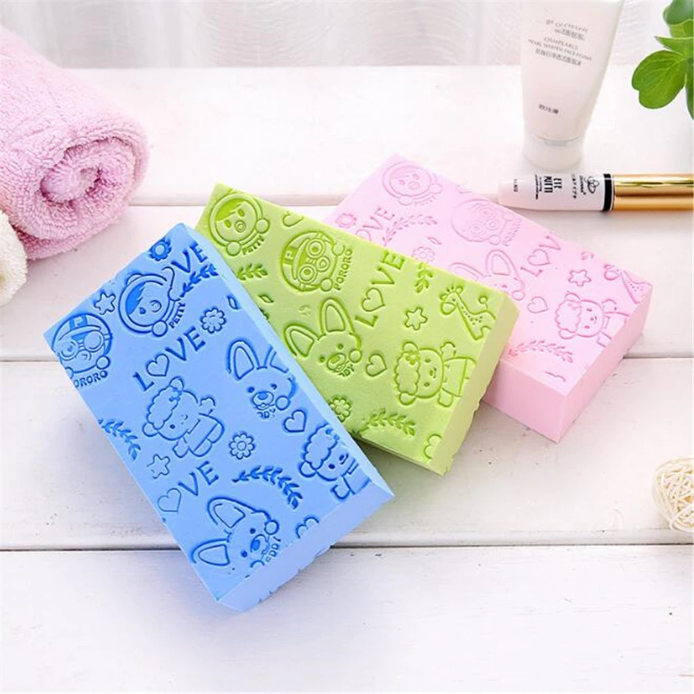 Soft Body Scrubber Bath Exfoliating Scrub Sponge Shower Brush Body Scrub Exfoliator Skin Cleaner Dead Skin Remover Bathing Tools