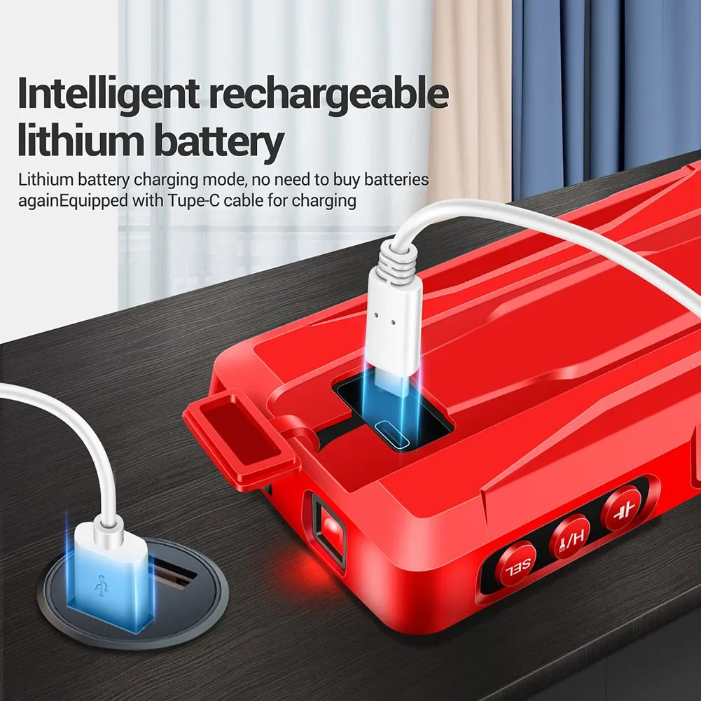 681 multimetro digitale a schermo intero multimetro con schermo LCD misuratori di tensione USB Li-batteria ricarica strumenti elettrici