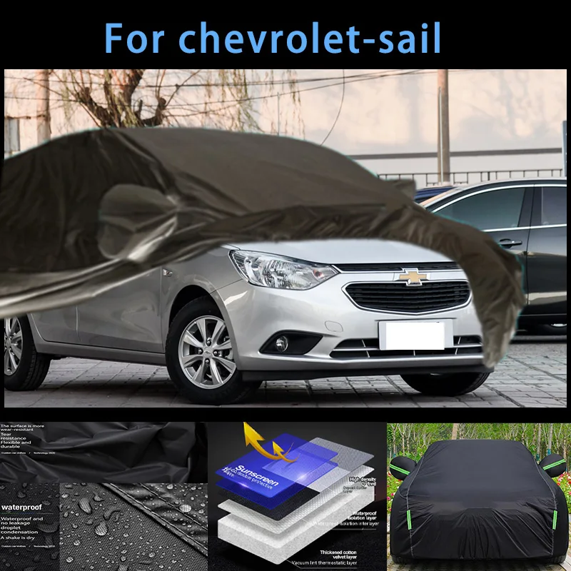 

Для chevrolet-sail наружная защита, полные автомобильные Чехлы, снежный чехол, Солнцезащитный водонепроницаемый пыленепроницаемый внешний автомобильный аксессуар