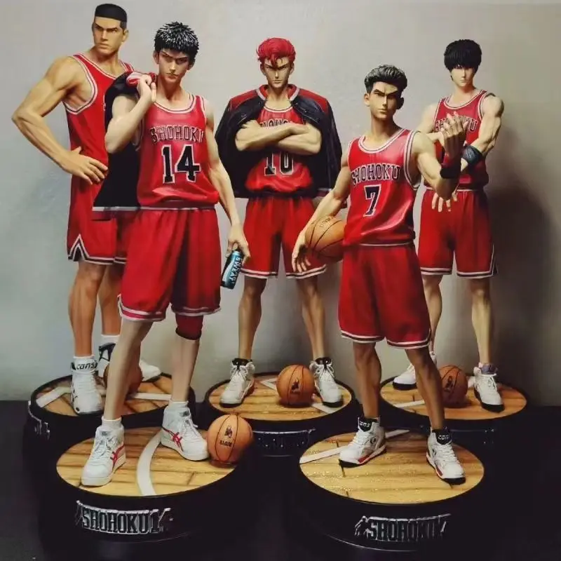 

Mitsui Hisashi Slam Dunk Anime Action Figure - 33cm PVC Model of Miyagi Ryota And Rukawa Kaede Manga Collectible Toy Gift