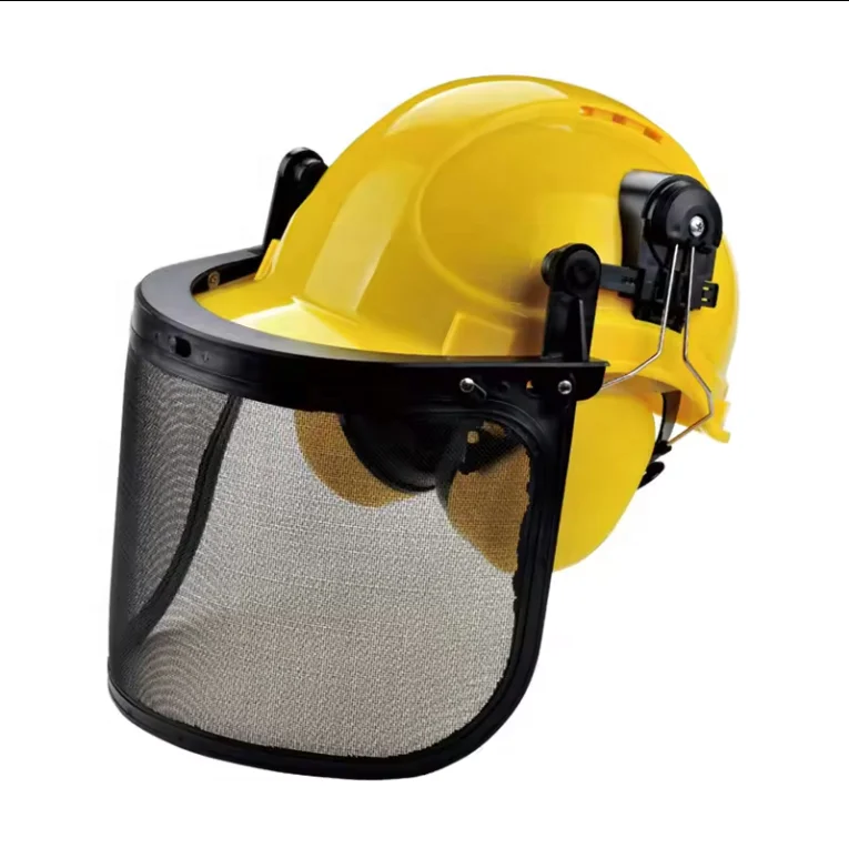 

ANT5PPE EN397 EN1731 EN352-3 Forestry Hard Hat Safety Chainsaw Arborist Helmet with Face Shield and Earmuffs