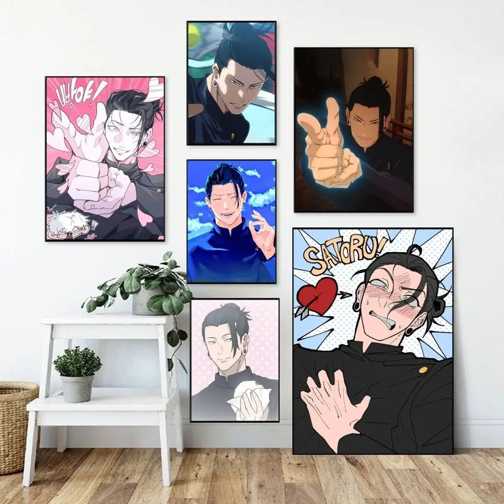 Geto Suguru   Poster Perfect Space Sticker Self Adhesive for Office Home Theater Wall Art Decor Fancy Gift