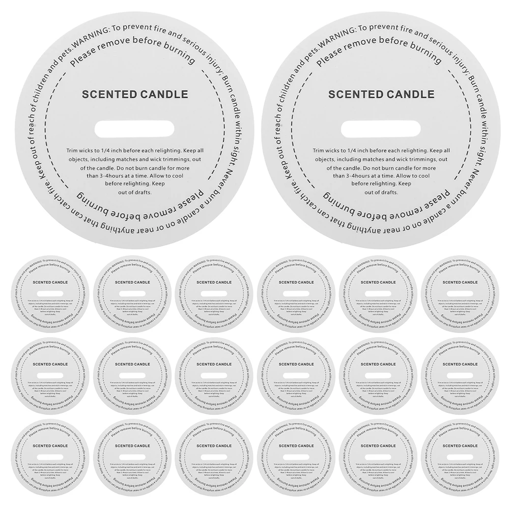 

50Pcs Dust Covers Round Paper Protectors for DIY Scented Wax Cup Lids Home Decor Craft Supplies Wax Round Cover
