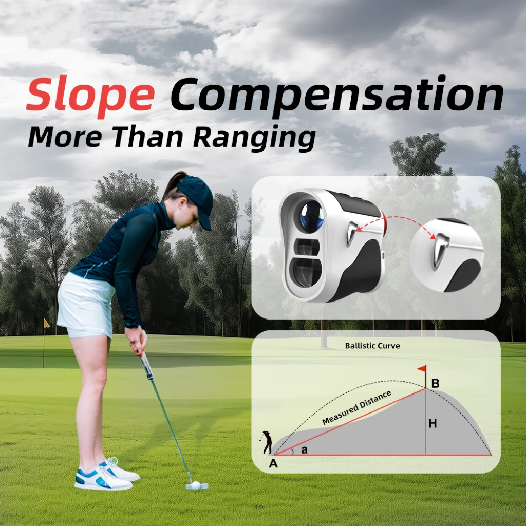 Professional Golf Laser Range Finder for Golf Hunting and Archery 600/1000Yards High Precision Distance Measuring Rangefinder