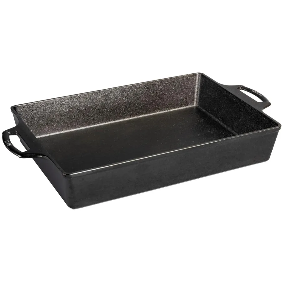 

Cast Iron Casserole Pan for Slow Cooking and Baking: Durable Even Heat Distribution Versatile for Stovetop to Oven Use Ideal fo