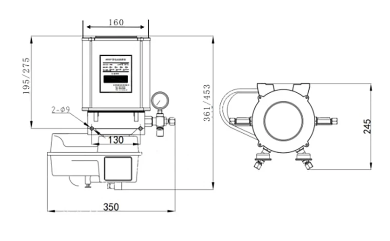 Microcomputer Electric Butter Machine Voltage DC24V 6L Zhonglian / Shigaoma Mixing Station Corio Host