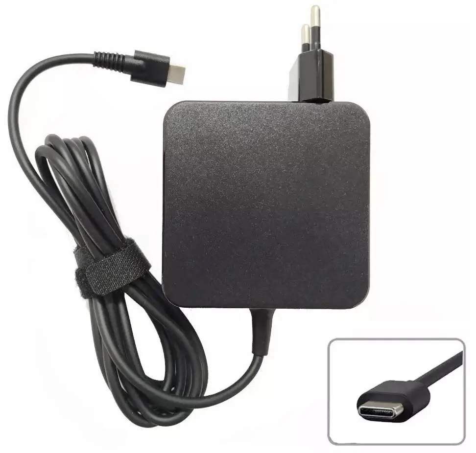 Source Charger For Lenovo Ultrabook E14 Type-C Usb-C 65W