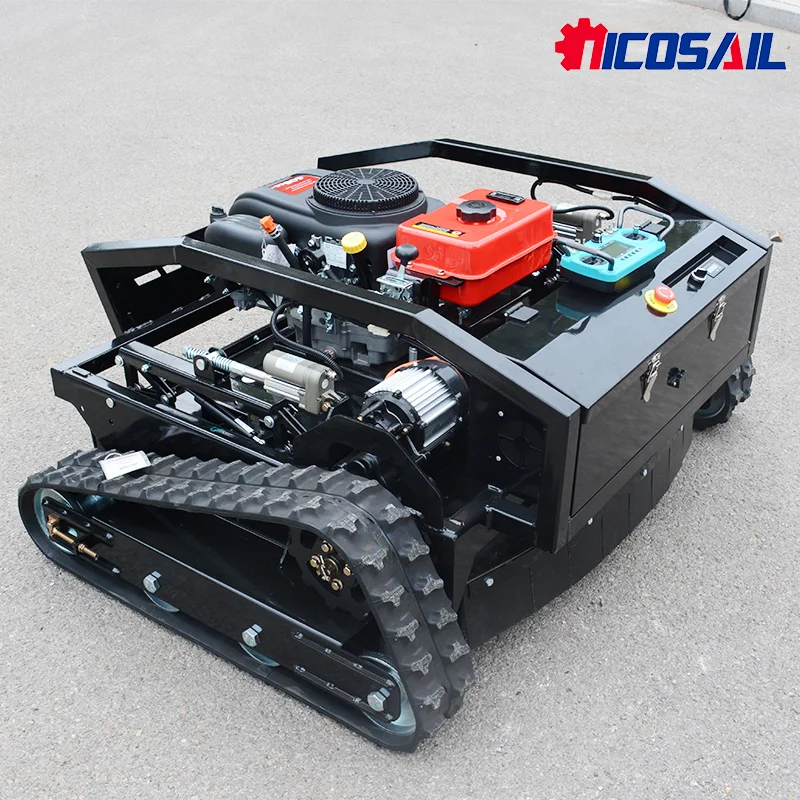 

Safe & Easy Operation Remote Control Lawn Mower Man-Machine Separation Grass Cutter