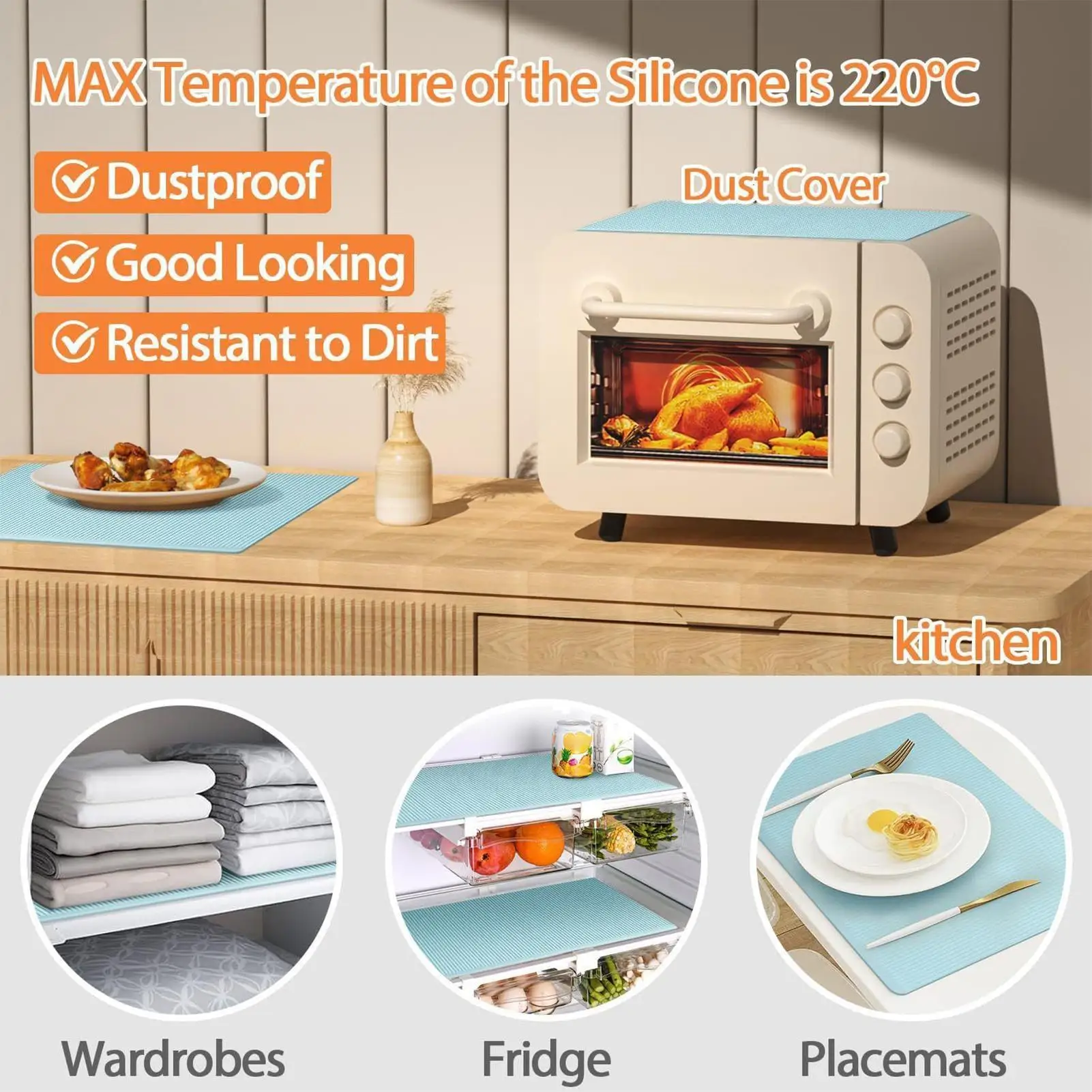 

Вкладыши для полки для холодильника, 4 шт., полосатые вкладыши для холодильника, маслостойкие коврики для холодильника для кухонного шкафа, дома, квартиры, ящика, шкафа