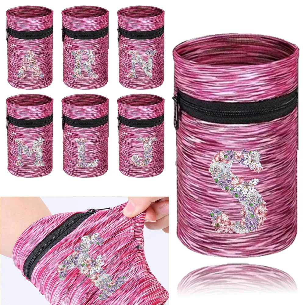 Wrist Brace Sports Wristband Bags Wrist Protector Running Sport Safety Wrist Support Brace Wrap Bandage Wristbands Flower Style