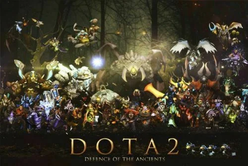 DotA 2 Defence Of The Ancients Art Film Print Silk Poster Home Wall Decor 24x36inch