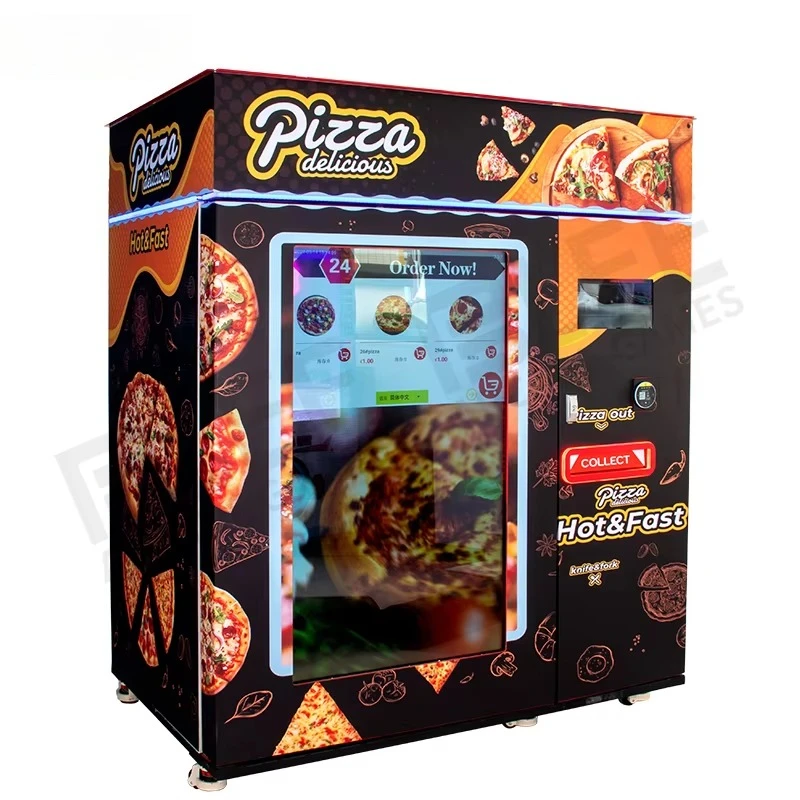 آلة بيع فرن البيتزا الساخنة ذاتية الخدمة بسعر تنافسي آلة البيع السريع للتدفئة الأوتوماتيكية للبيتزا #1