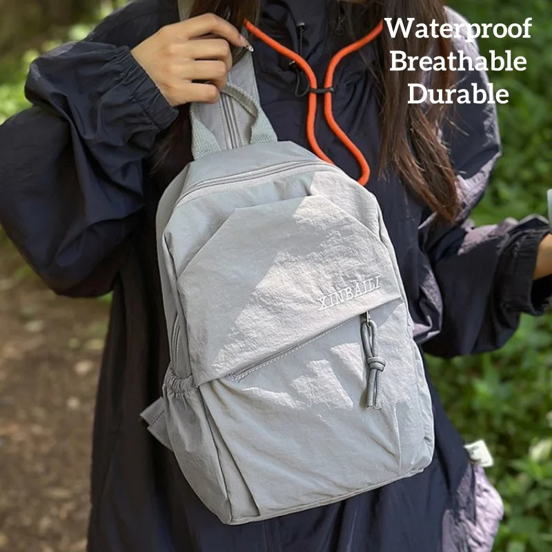 

Multifunctional Chest Bag Men Women Compact Backpack Outdoor Hiking Rucksack Lightweight Travel Crossbody Bag Breathable Soft