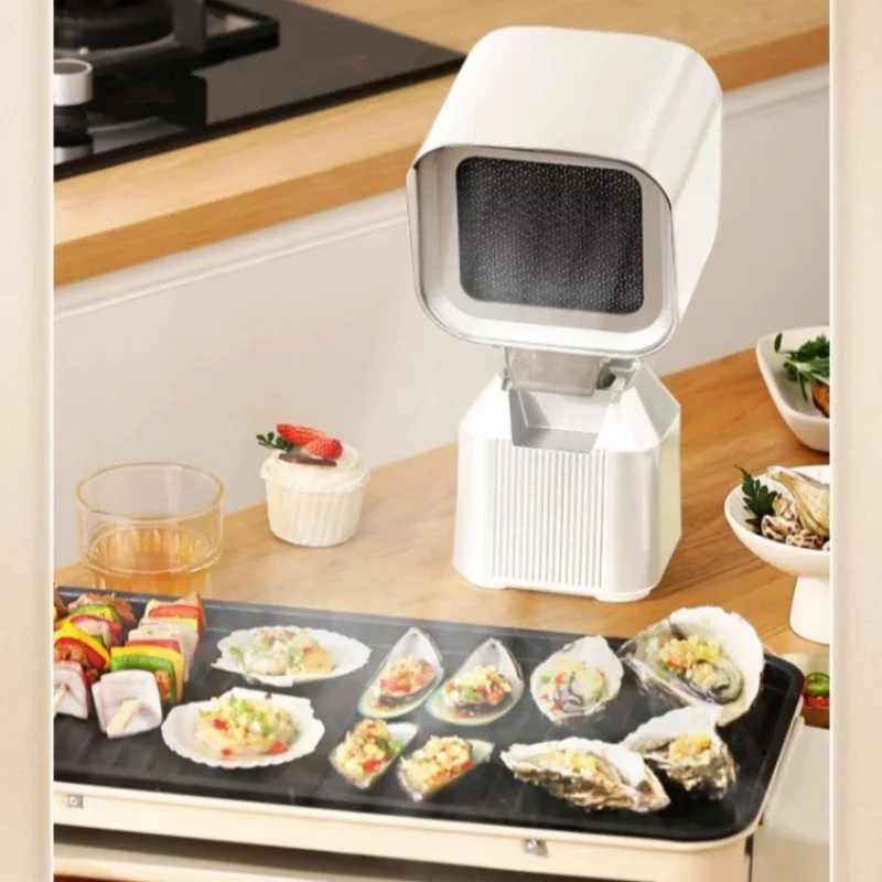 

Портативная вытяжка с 2 скоростями вращения (3600 об/мин), регулируемой высотой, съемным двухслойным сетчатым фильтром, настольный кухонный вытяжной вентилятор