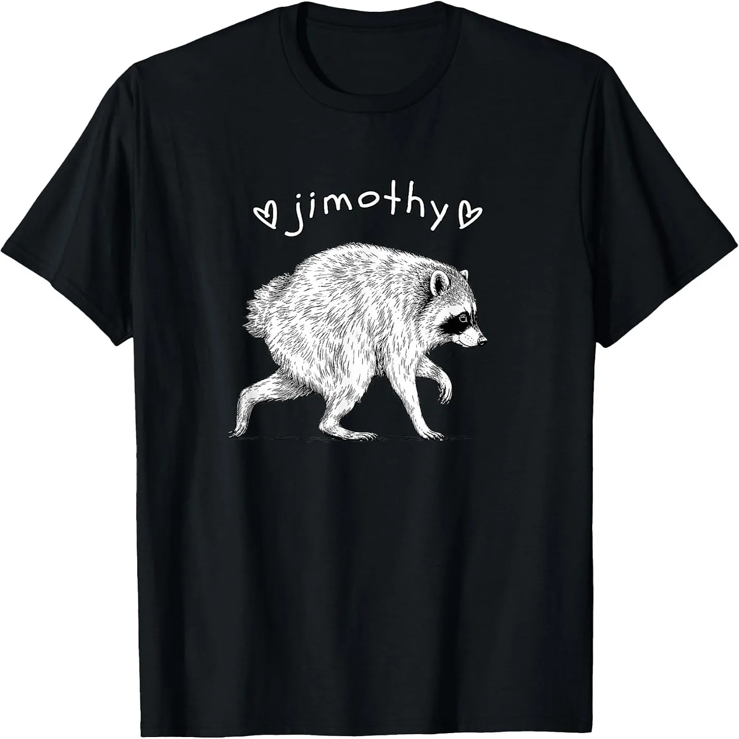 Jimothy Cute Short Spine Racoon Viral T-Shirt