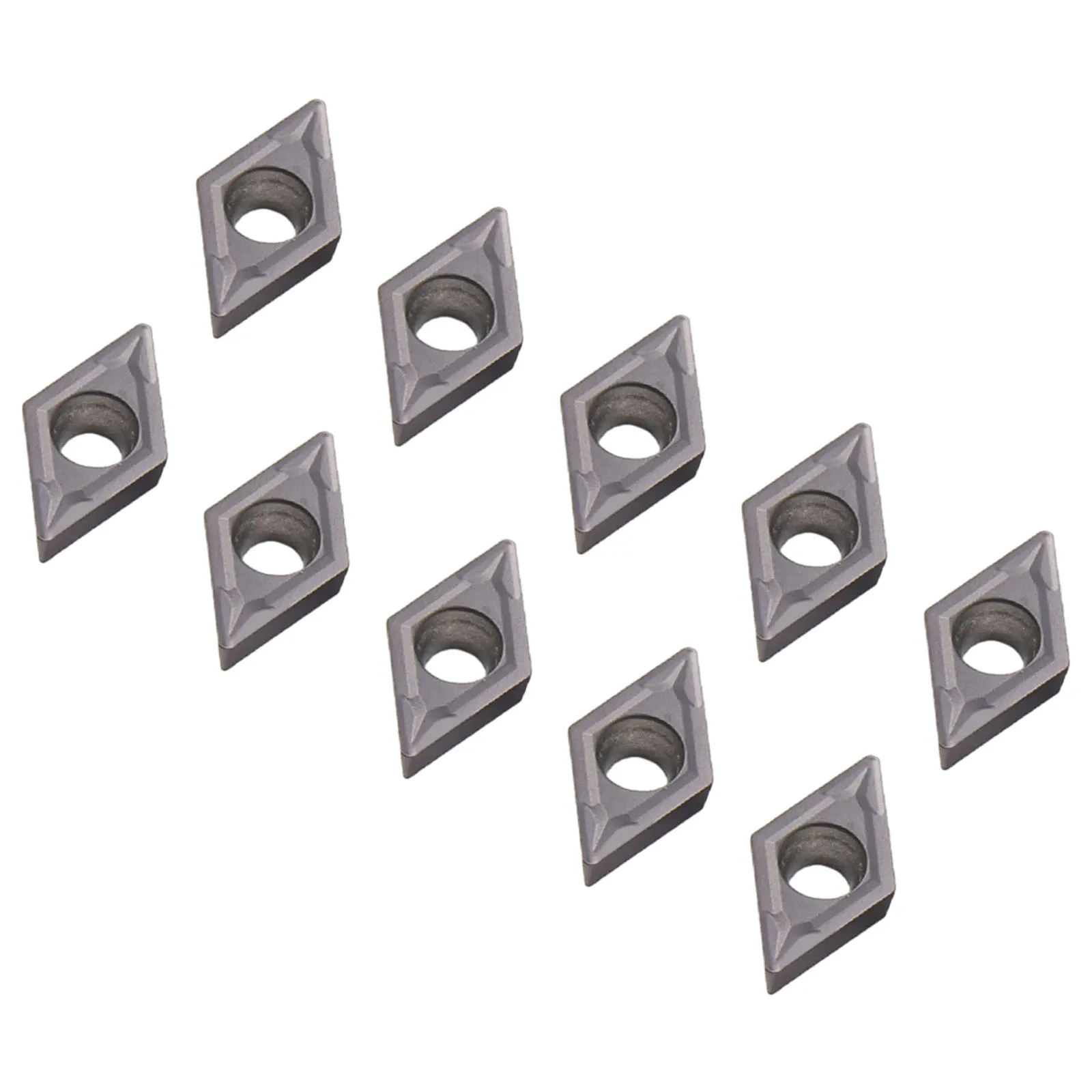 Твердосплавные пластины DCMT21.51 DCMT070204 VP15TF для токарного станка, держатель для токарного инструмента серии SDJCR/SDNCN/SDQCR, инструменты для токарного станка, 10 шт.