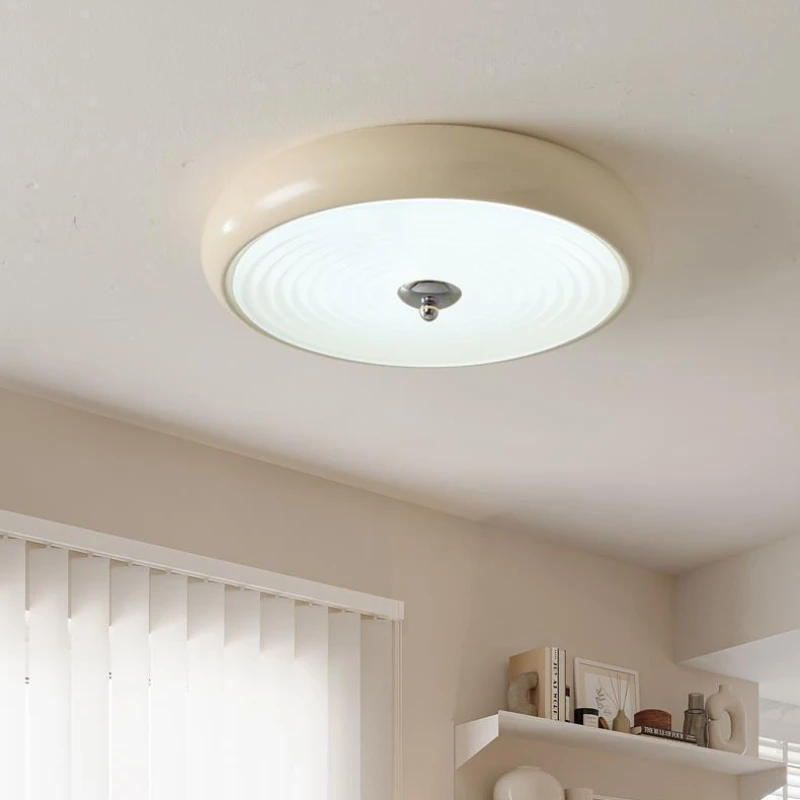 

SANDYHA круглый потолочный светильник во французском стиле, стеклянный абажур, дизайн, светодиодная лампа для украшения гостиной, светильники для спальни