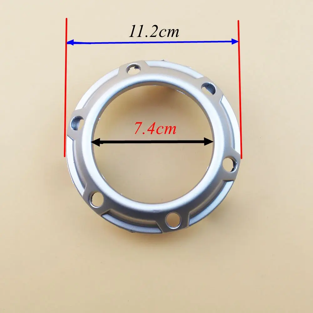 LARBLL Car Syling Front Fog Light Lamp Silver Cover Frame 6400A739 For Mitsubishi Outlander 2007 2008 2009