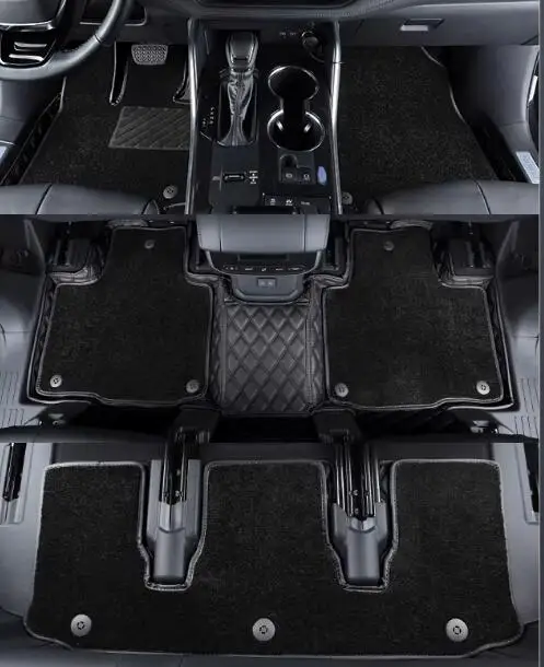 

Специальные автомобильные коврики на заказ для Lexus GX 460 2023-2010, 7 мест, высококачественные нескользящие двухслойные ковры для GX460 2020