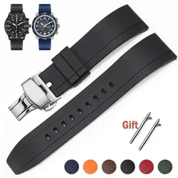 Quick Release Rubber Watch Strap for Omega Replace Bracelet for Tissot for Citizen for Seiko20mm 22mm 24mm Premium Silicone Band