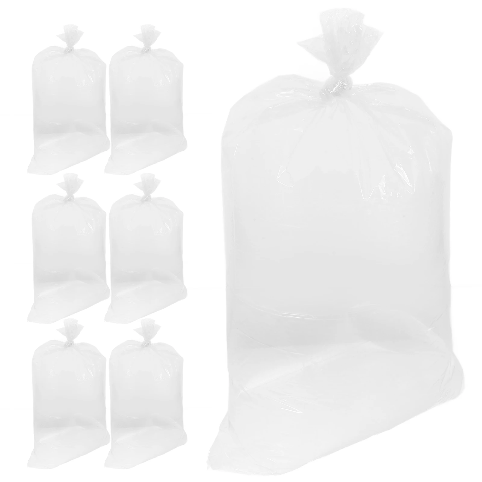 

100pcs Clear Packing Bags for Cotton Candy Treats Food Grade Plastic Bulk Party Favor Supplies Kitchen Bar Tools