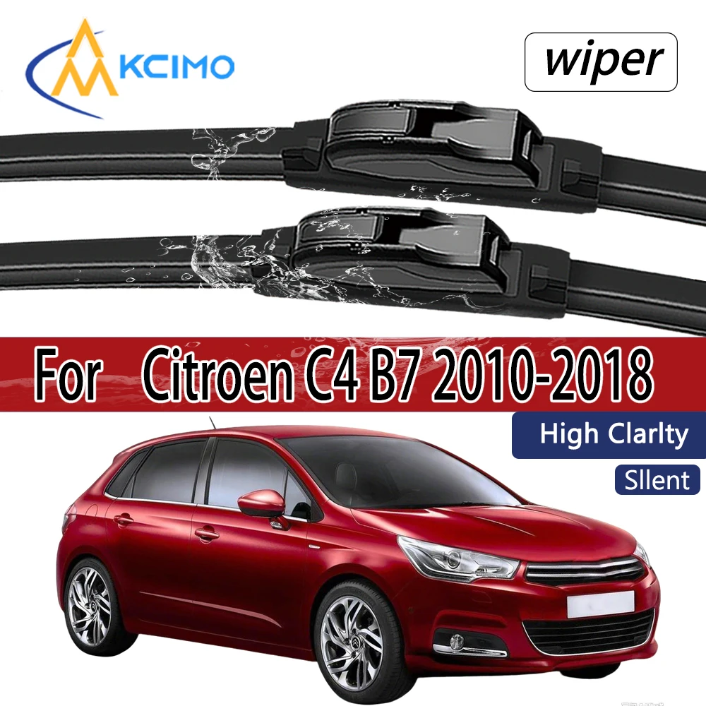 Für Citroen C4 B7 2010-2018 Frontscheibenwischerblätter 2 Stück Windschutzscheiben-Fenster-Zubehör