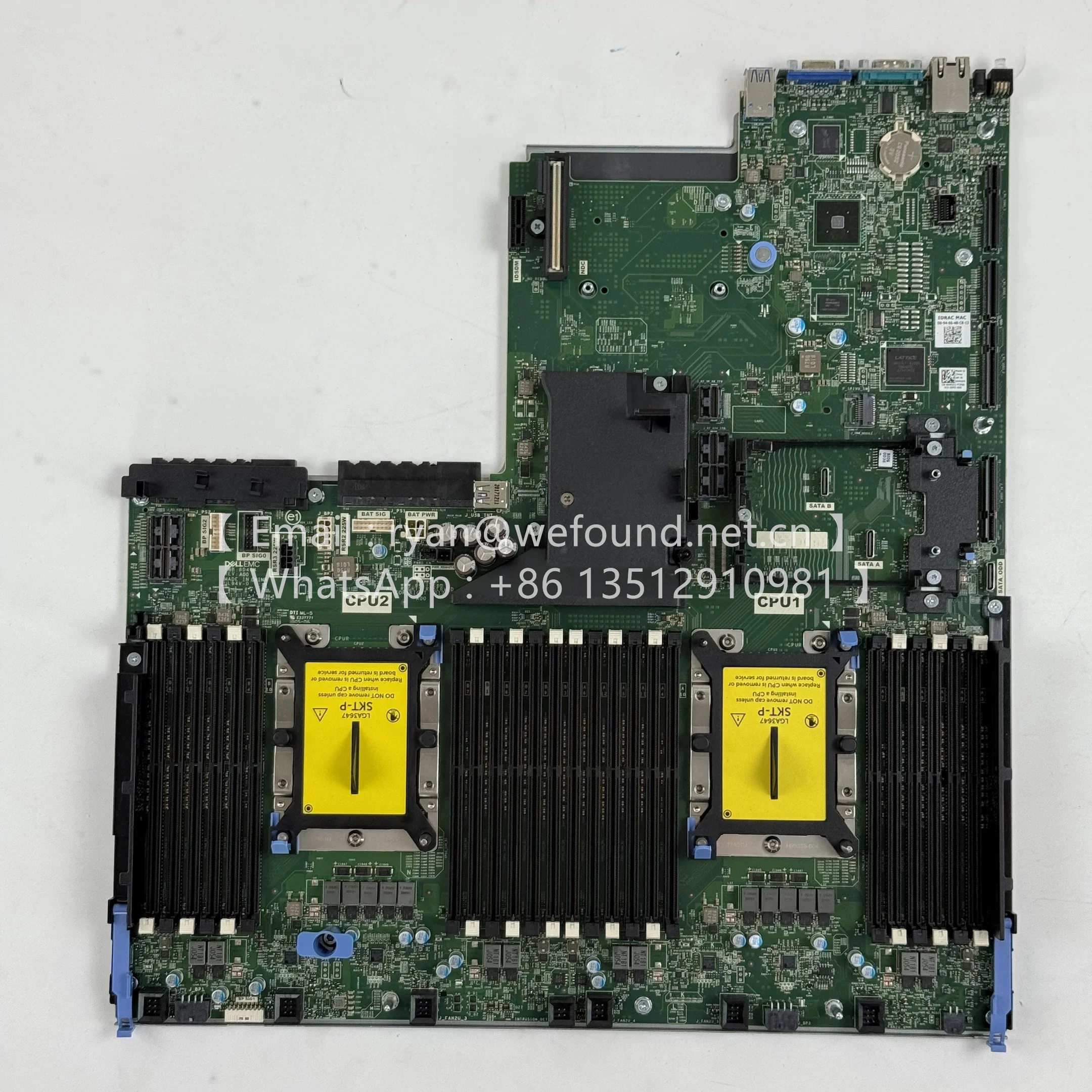 R740 0WRPXK 0YWR7D 6G98X 0WGD1 923K0 0T0WRN SERVER BOARD